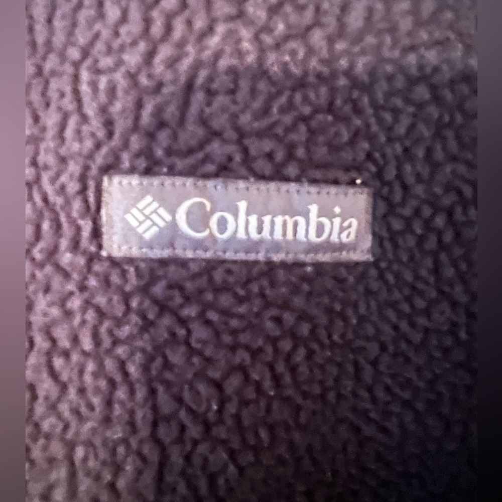 Columbia Black Fleece Jacket Size Large - Picture 6 of 11